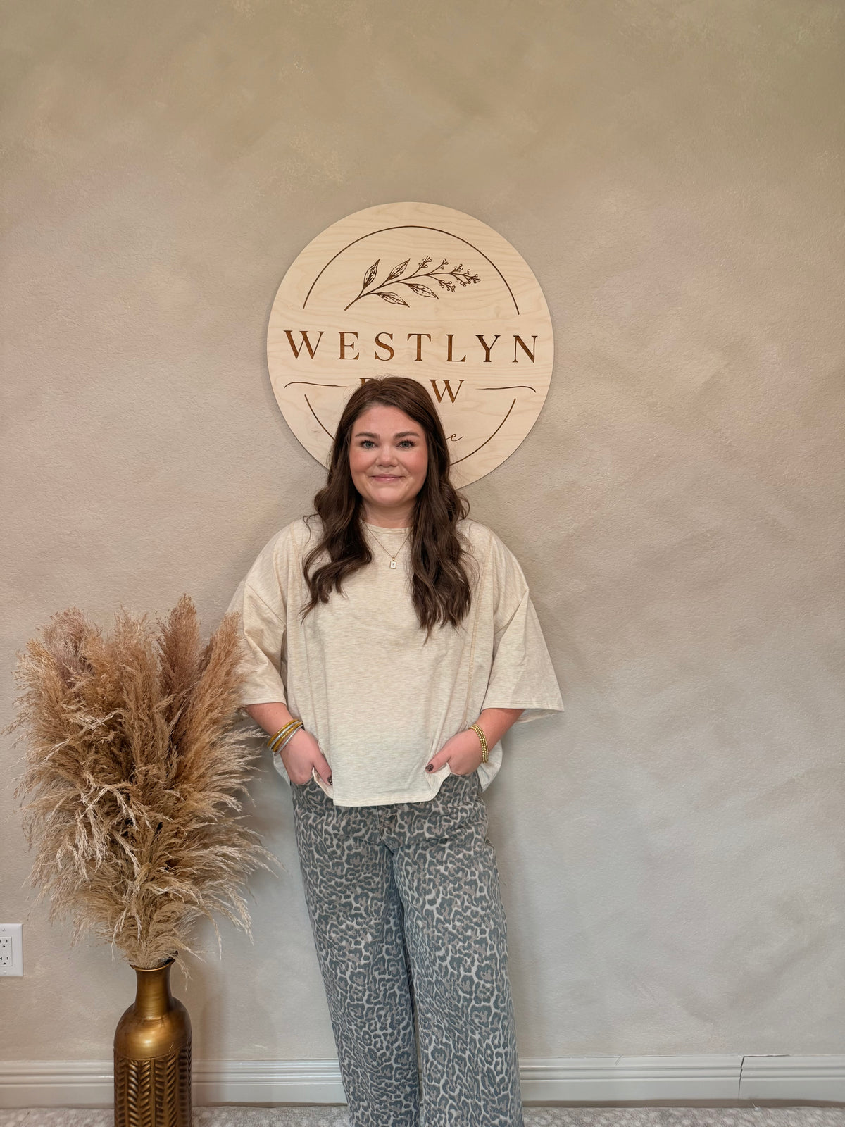 Ivory Easygoing Oversized Top