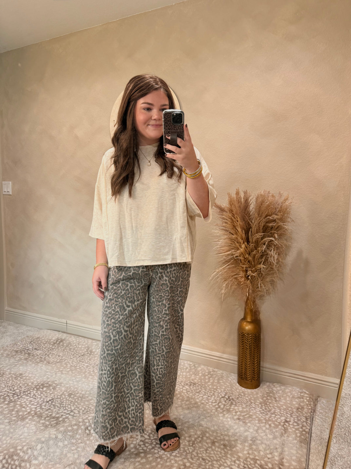 Ivory Easygoing Oversized Top